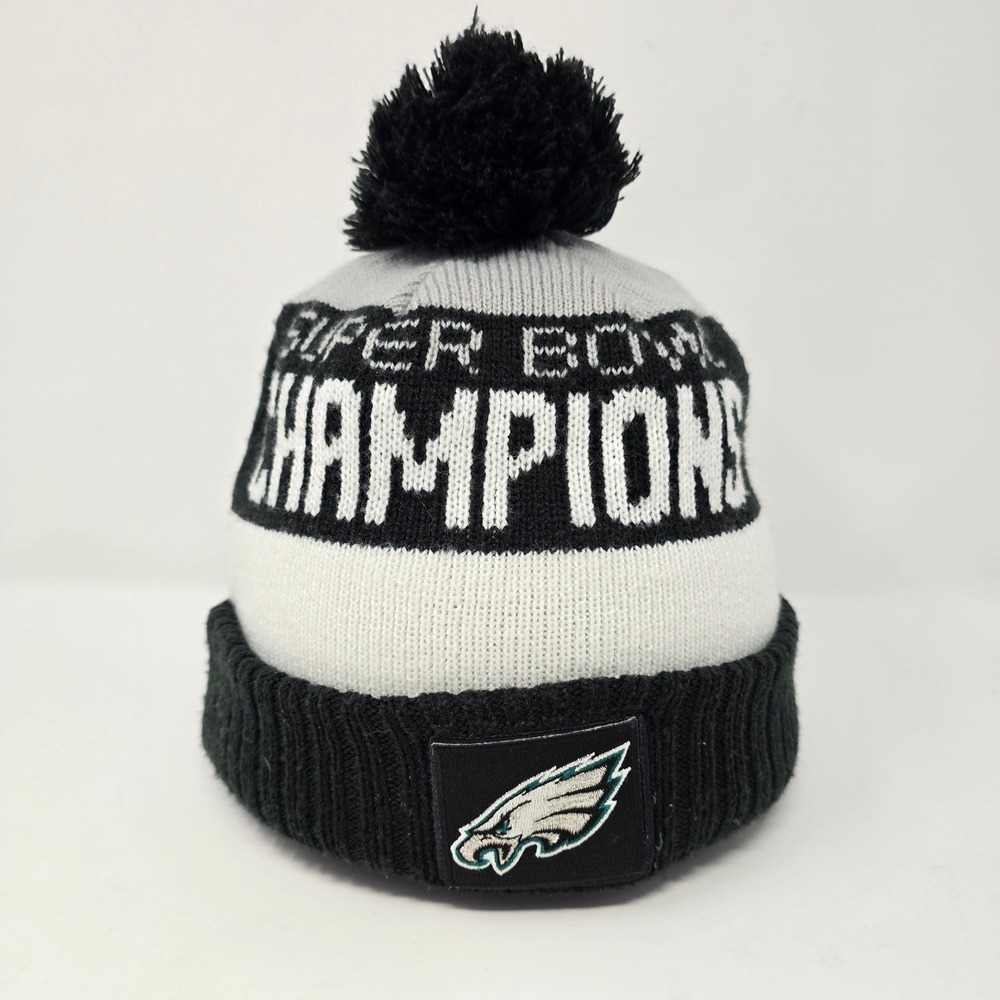 New Era Philadelphia Eagles Super Bowl LII Champions Fleece Lined Beanie Hat